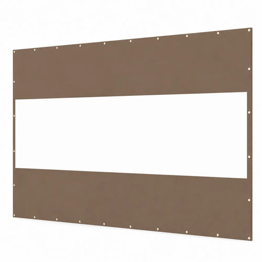 Panneau de protection en PVC brun 200x100 cm